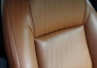 Car seats after upholstery shampooing